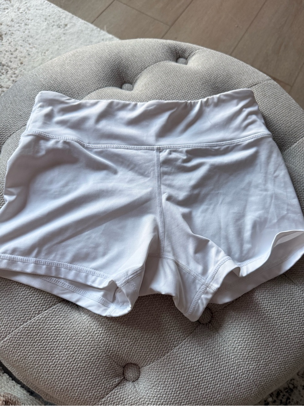 Fila White Women's Athletic Shorts - High Waist